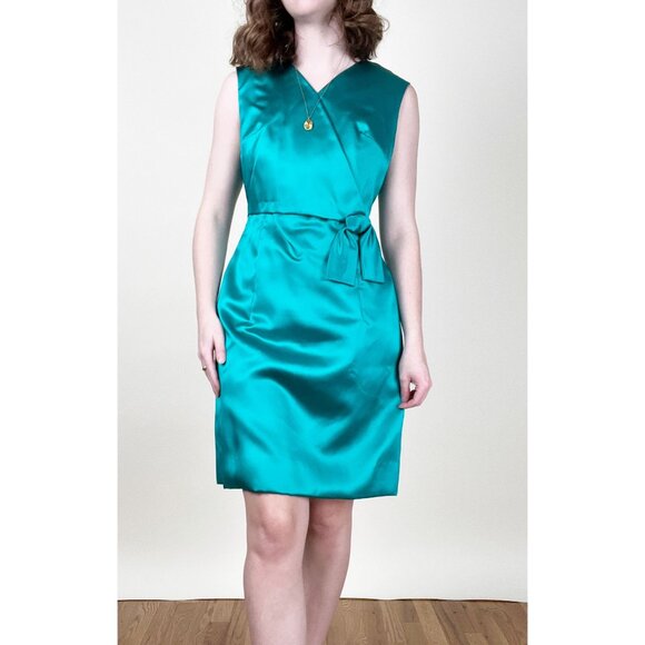 Vintage Matching Mini Dress Overcoat Jacket Coat Coordinating Set Preppy 60s 70s - Picture 4 of 8